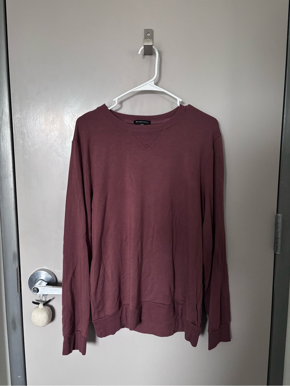 Beyond Yoga Men's Crewneck Sweater - Burgundy